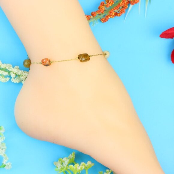 Elegant Handmade Anklet – Perfect for Women & Girls | Ideal Gift Option, DYC1619 - Picture 5 of 11